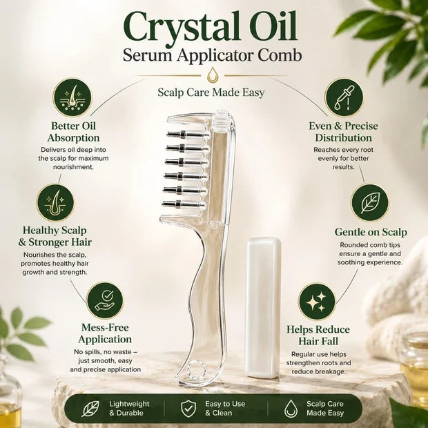 Precision Scalp Serum Applicator & Hair Growth Massager